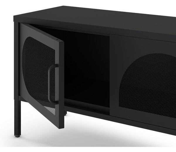 Czarna szafka pod TV 180x50 cm Tayra – Marckeric