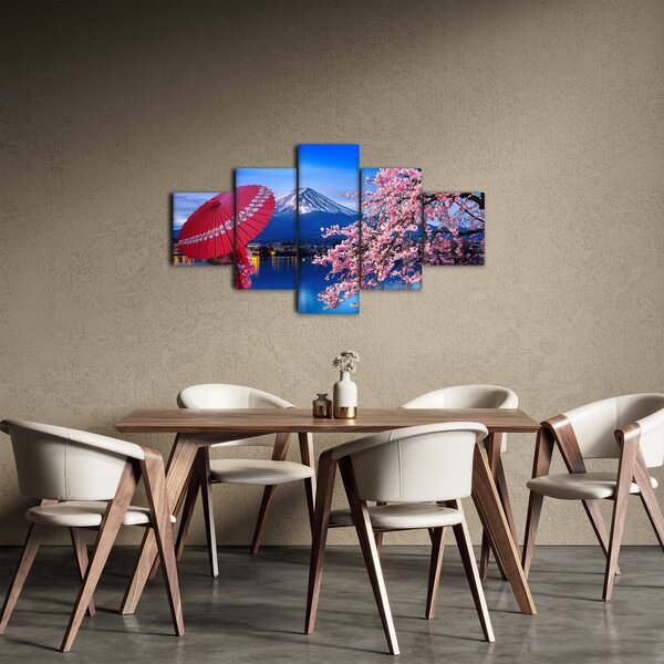 Obraz - Widok na szczyt, Japonia (125x70 cm)