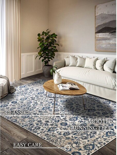 Niebiesko-kremowy dywan 120x170 cm Ernest – Villeroy&Boch