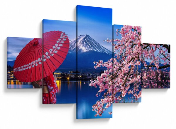 Obraz - Widok na szczyt, Japonia (125x70 cm)