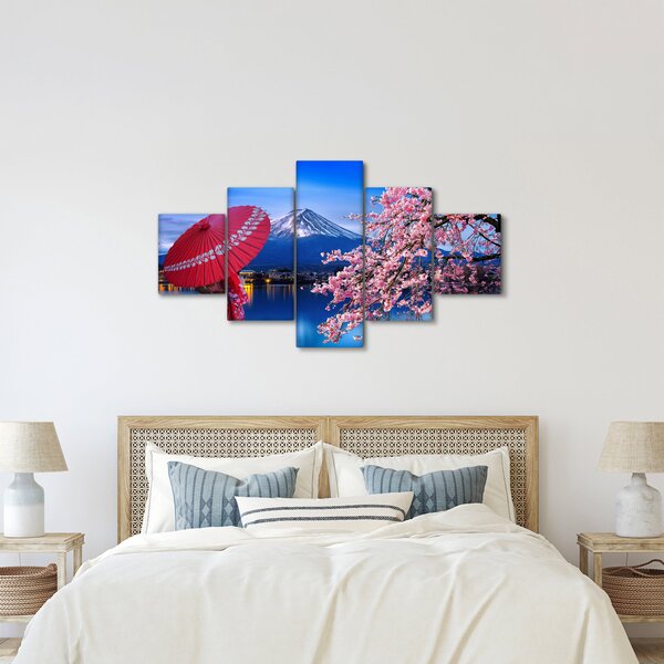 Obraz - Widok na szczyt, Japonia (125x70 cm)