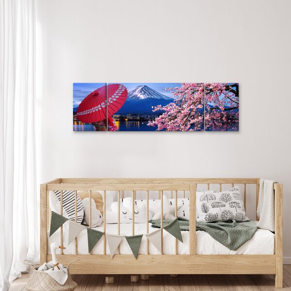 Obraz - Widok na szczyt, Japonia (170x50 cm)