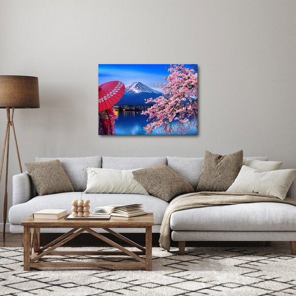 Obraz - Widok na szczyt, Japonia (70x50 cm)