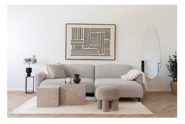 Kremowy wełniany dywan tkany ręcznie 160x230 cm Pune – House Nordic