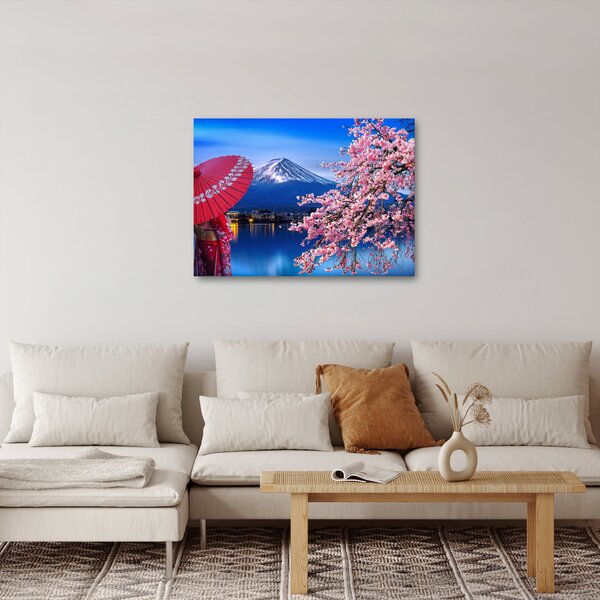 Obraz - Widok na szczyt, Japonia (70x50 cm)