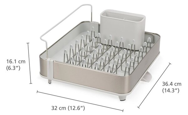 Metalowy ociekacz w kolorze srebra Extend – Joseph Joseph