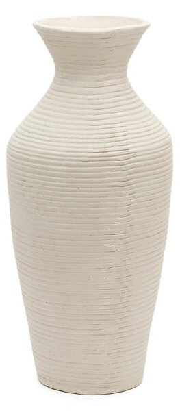 Wysoki kremowy ręcznie wykonany wazon (wysokość 72 cm) Pria – Kave Home