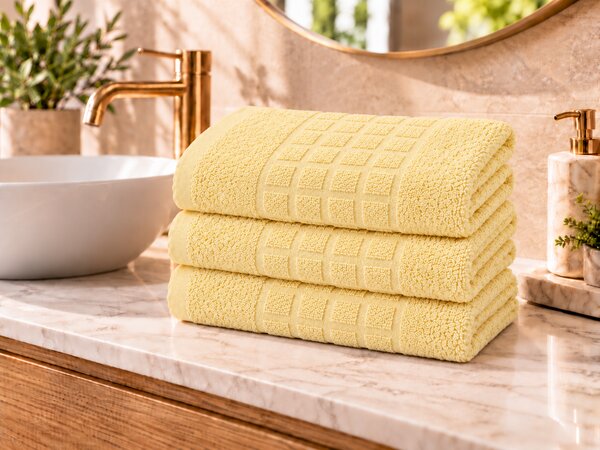 Ręcznik kąpielowy SOFT kremowy 70x140 cm, 100% bawełna