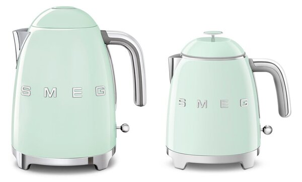 Jasnozielony czajnik elektryczny ze stali nierdzewnej 800 ml Retro Style – SMEG