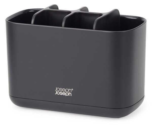 Czarny plastikowy stojak na szczoteczki do zębów EasyStore – Joseph Joseph
