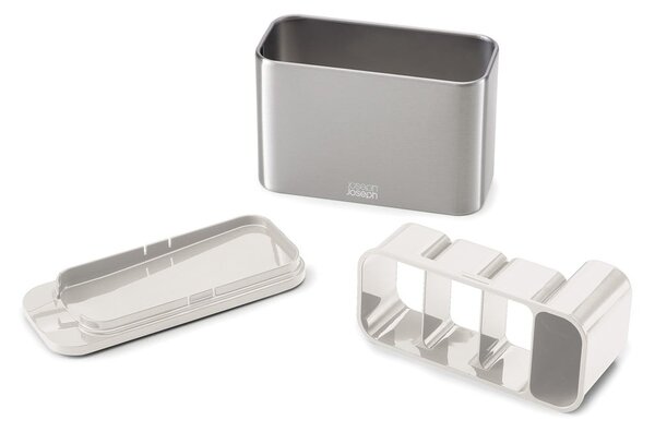 Metalowy ociekacz na sztućce w kolorze srebra Surface – Joseph Joseph