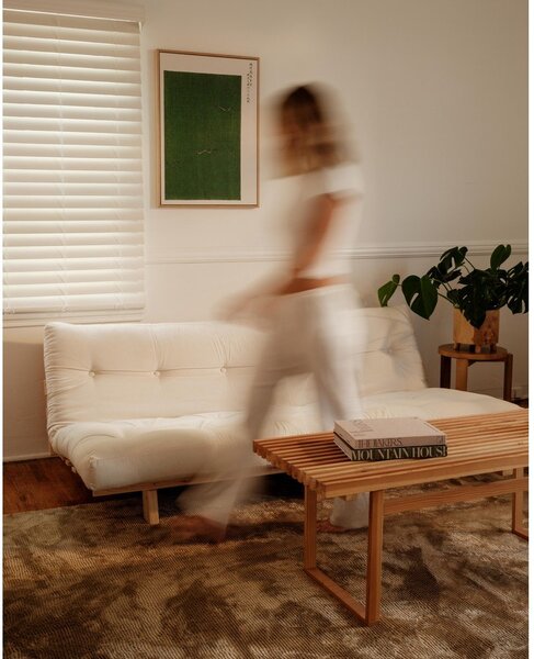 Żółta sztruksowa sofa 200 cm Lean – Karup Design