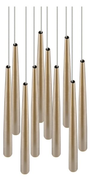 Lampa wisząca LED w kolorze złota ø 30 cm Cala – Trio Select