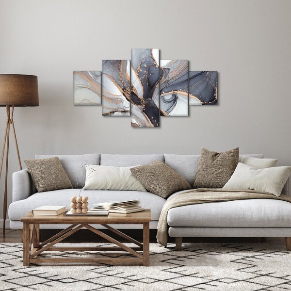 Obraz - Szary marmur (125x70 cm)