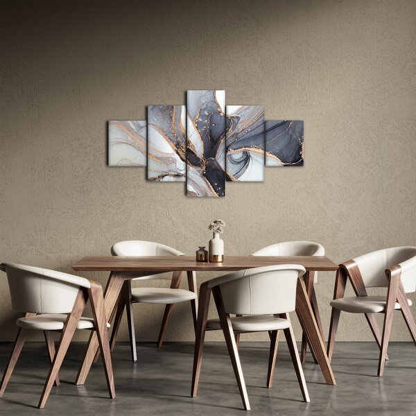 Obraz - Szary marmur (125x70 cm)