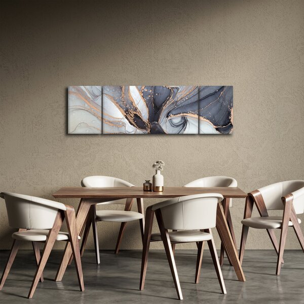 Obraz - Szary marmur (170x50 cm)