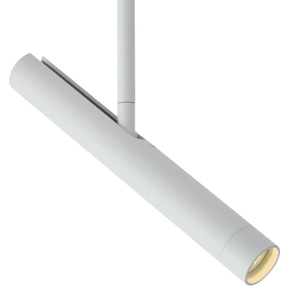 Nowoczesny system szynowy biały z 6 reflektorami białymi 1-fazowy - Slimline Avery