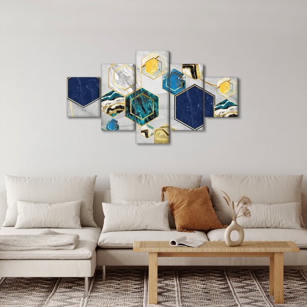 Obraz - Marmurowa kompozycja (125x70 cm)