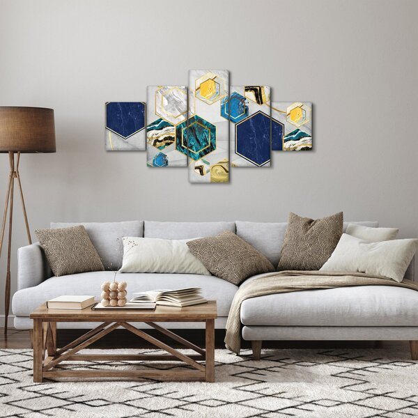 Obraz - Marmurowa kompozycja (125x70 cm)