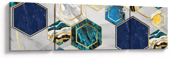 Obraz - Marmurowa kompozycja (170x50 cm)