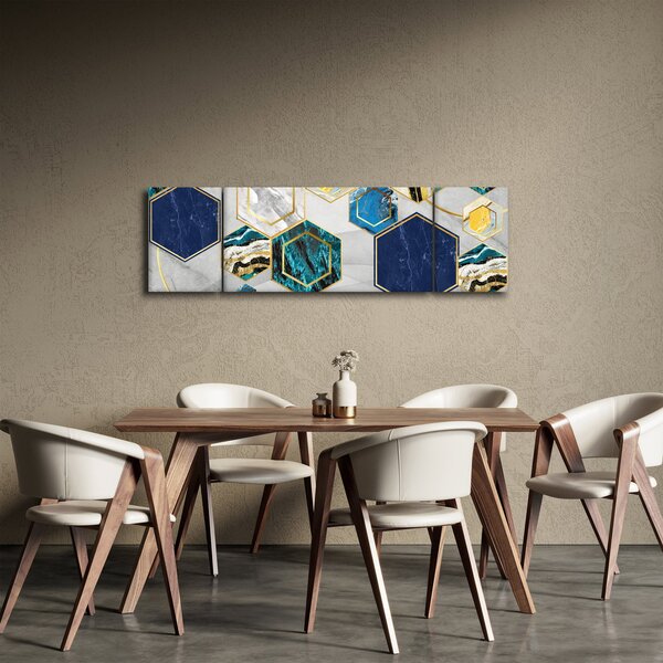 Obraz - Marmurowa kompozycja (170x50 cm)