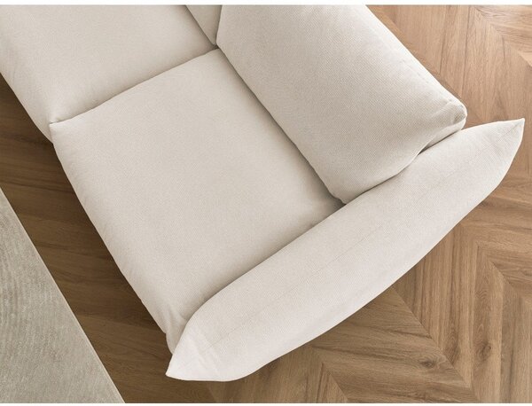 Kremowa rozkładana sofa 214 cm Ernest – Bobochic Paris