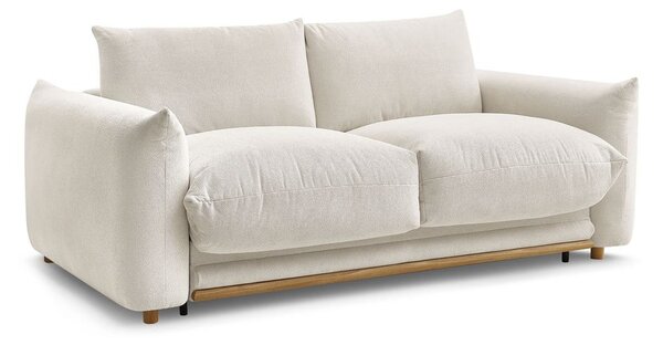 Kremowa rozkładana sofa 214 cm Ernest – Bobochic Paris