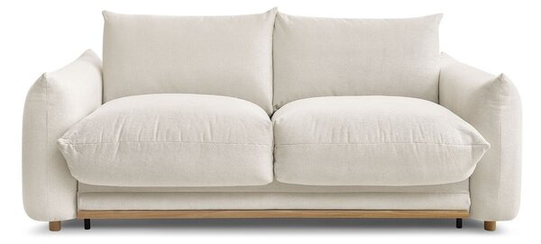 Kremowa rozkładana sofa 214 cm Ernest – Bobochic Paris