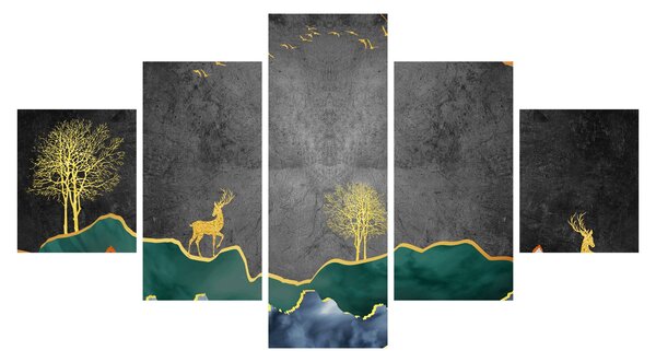 Obraz - Górska sceneria (125x70 cm)