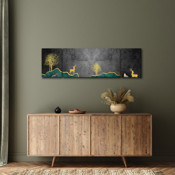 Obraz - Górska sceneria (170x50 cm)