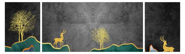 Obraz - Górska sceneria (170x50 cm)