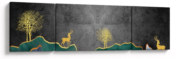 Obraz - Górska sceneria (170x50 cm)