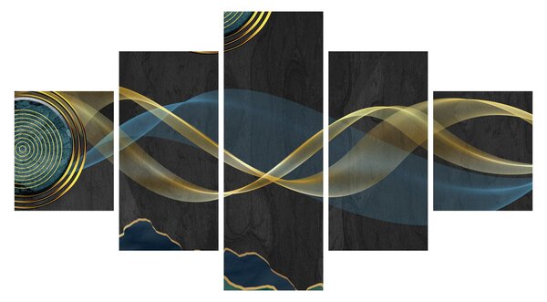 Obraz - Abstrakcja (125x70 cm)