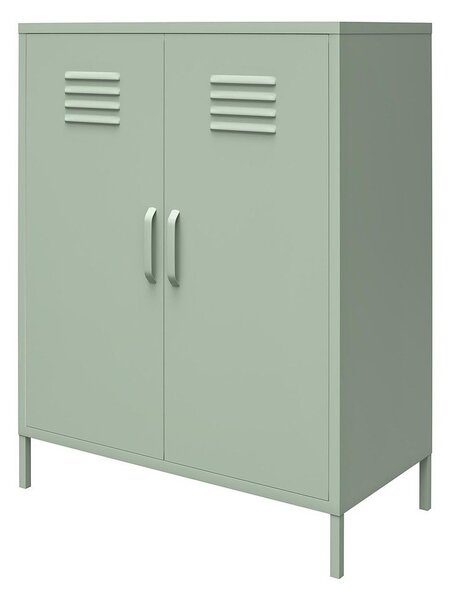 Zielona metalowa szafka 40x102x80 cm Mission District – Støraa