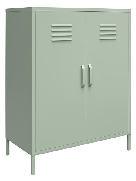 Zielona metalowa szafka 40x102x80 cm Mission District – Støraa