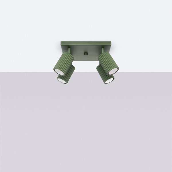 Zielona lampa punktowa 25x25 cm Gleam – Sollux