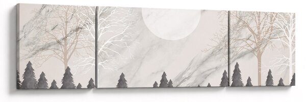 Obraz - Zimowy krajobraz (170x50 cm)