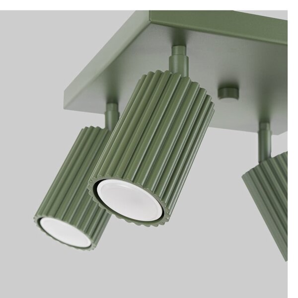 Zielona lampa punktowa 25x25 cm Gleam – Sollux