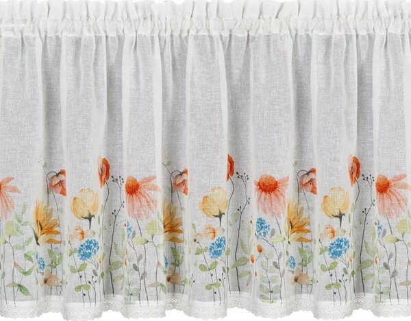 Firana gotowa EUROFIRANY Nati 150 x 60 cm BiaÅy