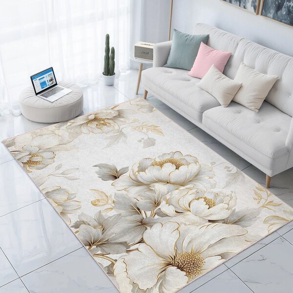 Kremowy dywan odpowiedni do prania 160x230 cm Soft and Gentle – Mila Home