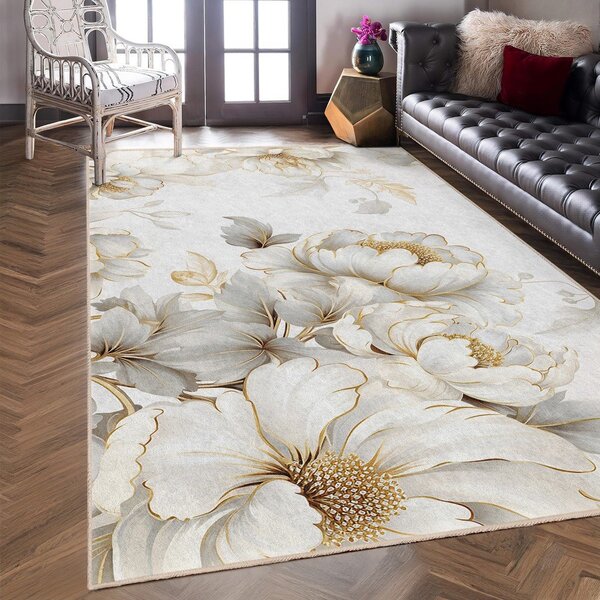 Kremowy dywan odpowiedni do prania 160x230 cm Soft and Gentle – Mila Home