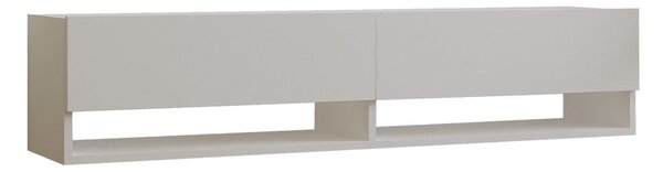 Biała szafka pod TV 141x31x30 cm Arges – Kalune Design