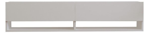 Biała szafka pod TV 141x31x30 cm Arges – Kalune Design