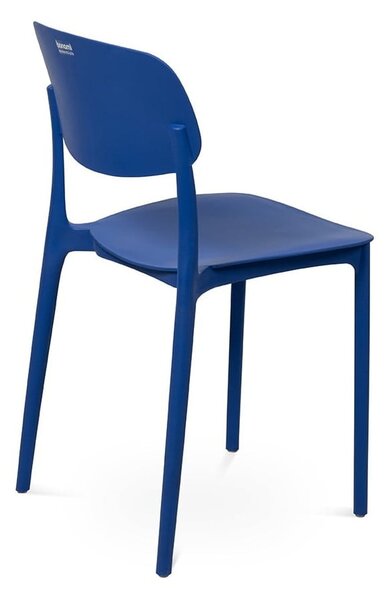 Niebieskie plastikowe krzesło ogrodowe Hébé – Bonami Essentials