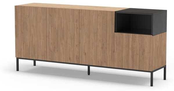 Komoda w naturalnym kolorze 180x80 cm Cailin – Marckeric