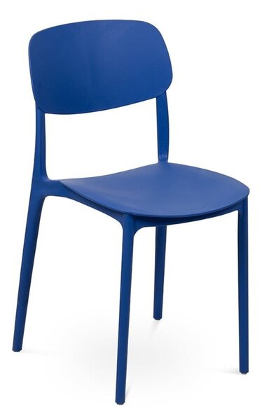 Niebieskie plastikowe krzesło ogrodowe Hébé – Bonami Essentials