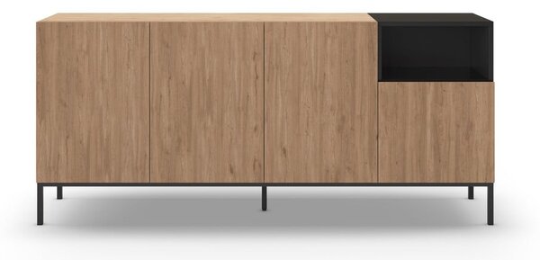 Komoda w naturalnym kolorze 180x80 cm Cailin – Marckeric