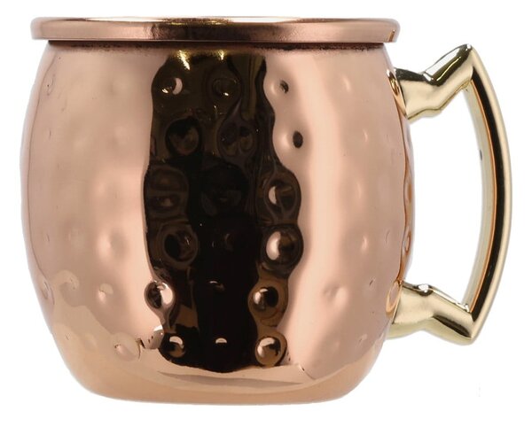 Stalowe kubki w kolorze miedzi zestaw 4 szt. 80 ml Moscow Mule – Lyngby Glas