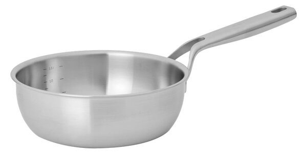 Garnek ze stali nierdzewnej z pokrywką odpowiedni na indukcję 1,5 l Lucca 3.0 – FABINI