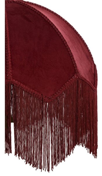 Bordowy abażur ø 35 cm Malacia – Light & Living